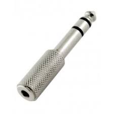 Adaptador Jack de 6.3 a 3.5 metalica