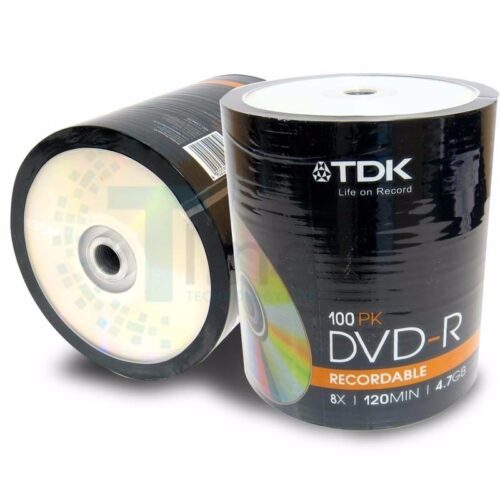 DVD VIRGEN TDK -R 8X BULK c/u